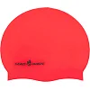 Шапочка для бассейна силиконовая для взрослых MADWAVE NEON M053502 (Красный)