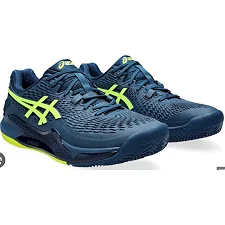 Кросівки чоловічі Asics Gel-resolution 9 clay ocean-blue/yellow