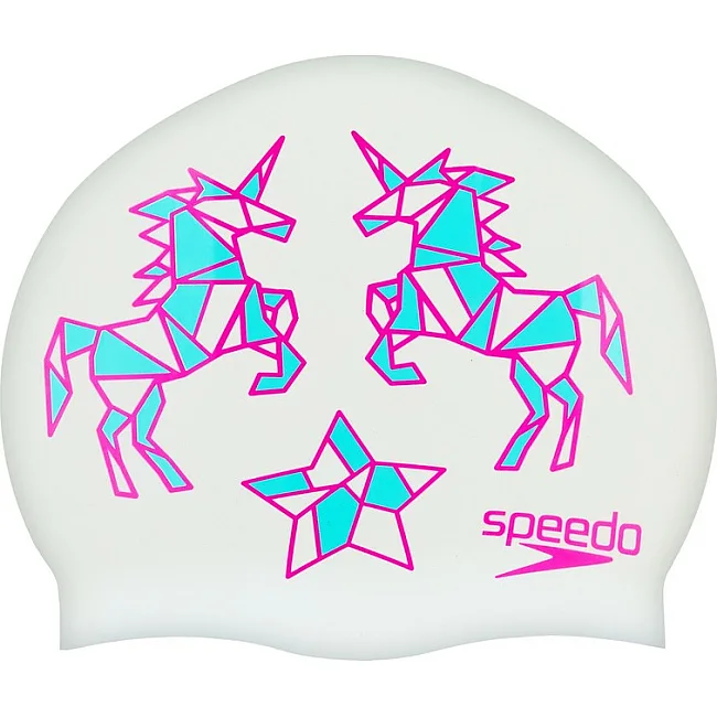 Дитяча шапочка для плавання SPEEDO JUNIOR SLOGAN PRINT 808386B967