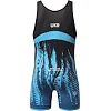 Детское трико для единоборств PERESVIT Temper Wrestling Singlet Blue Black