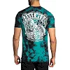 Футболка AFFLICTION Long Road A24543 Teal Lightning Wash