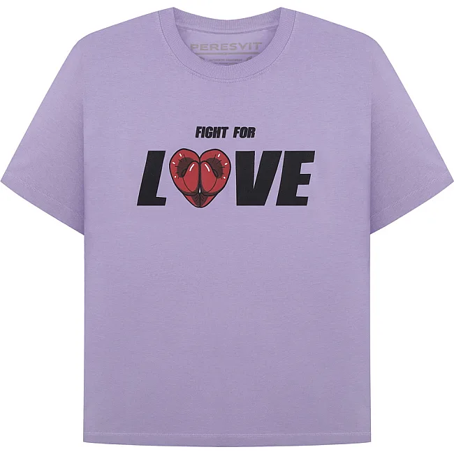 Футболка мужская PERESVIT Fight for Love Lavander