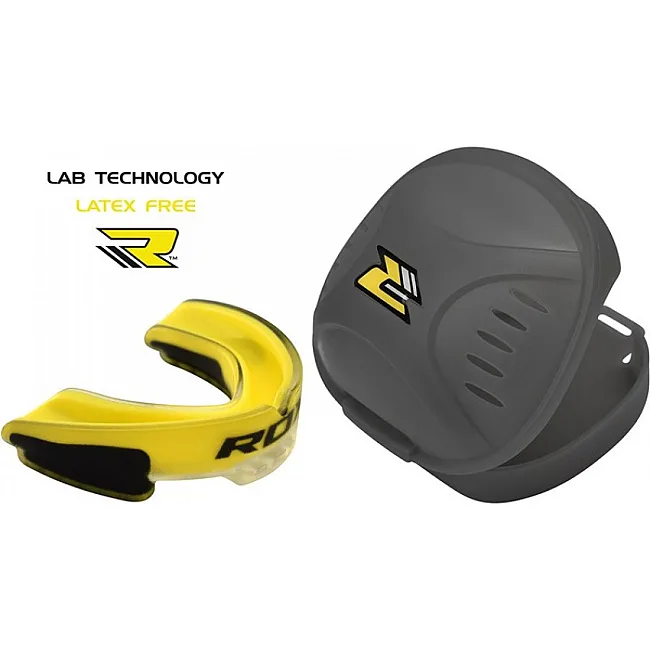 Капа для бокса RDX GEL 3D Elite Yellow Junior