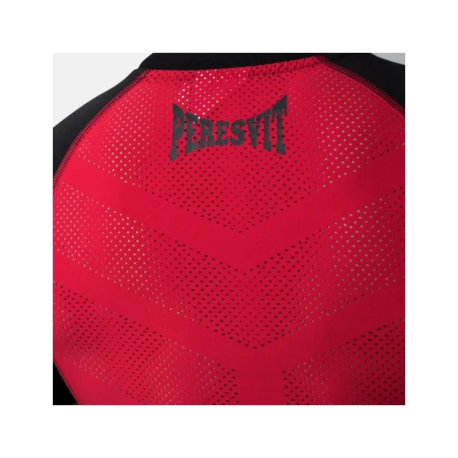 Компрессионная футболка Peresvit Air Motion Black Red Long Sleeve
