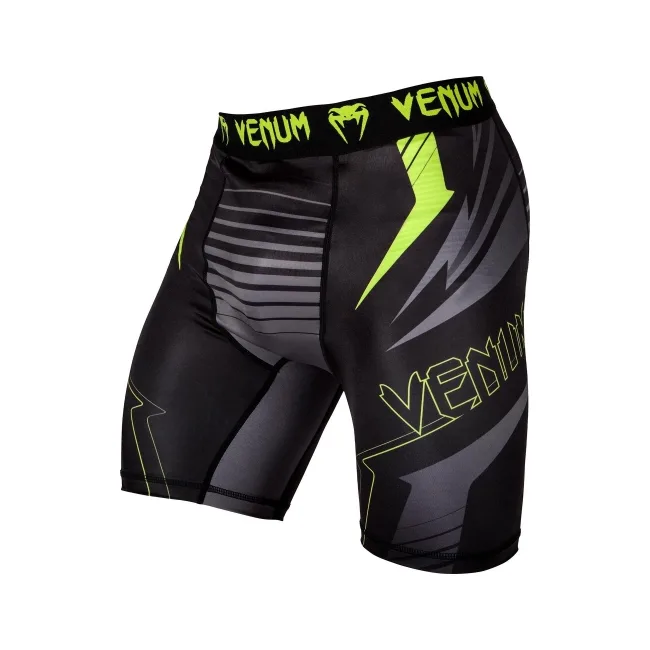 Компресійні шорти Venum Sharp 3.0 Vale Tudo Shorts Black Yellow