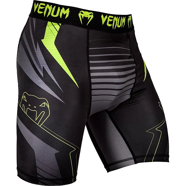 Компресійні шорти Venum Sharp 3.0 Vale Tudo Shorts Black Yellow