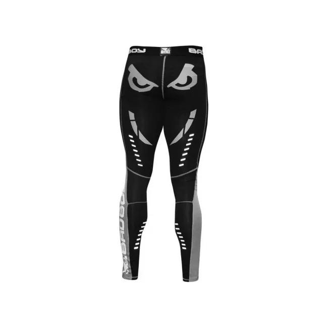 Компрессионные штаны Bad Boy Sphere Compression Leggins - Black Grey