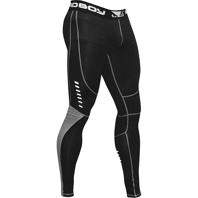 Компрессионные штаны Bad Boy Sphere Compression Leggins - Black Grey
