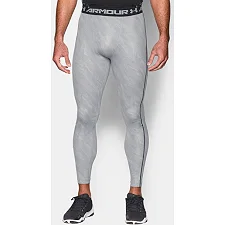 Легінси чоловічі Under Armour HeatGear Printed Overcast Gray