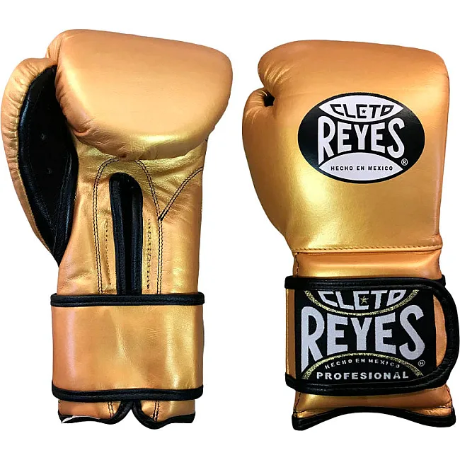 Перчатки для бокса CLETO REYES Leather Contact Cl ure Gold