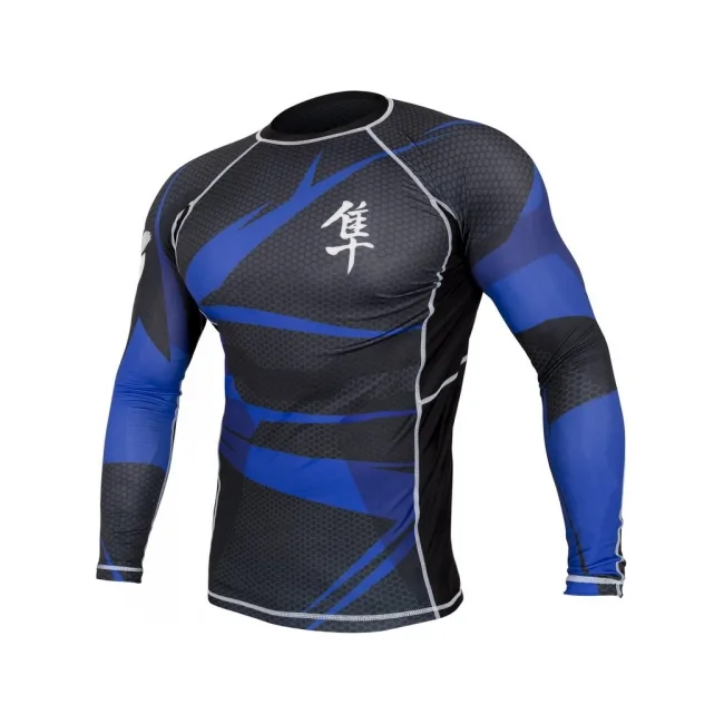 Рашгард Hayabusa Metaru L/S - Black/Blue
