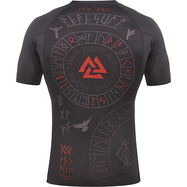 Рашгард PERESVIT Valhalla Black Short Sleeve