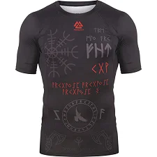 Рашгард PERESVIT Valhalla Black Short Sleeve