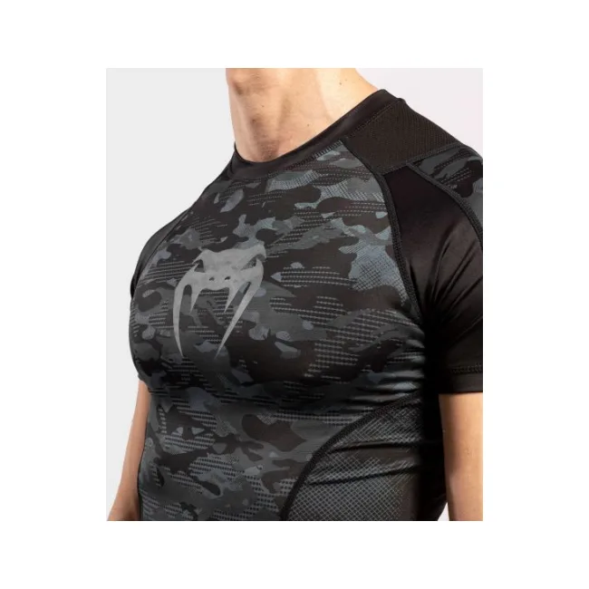 Рашгард VENUM Defender Short Sleeves Dark Camo