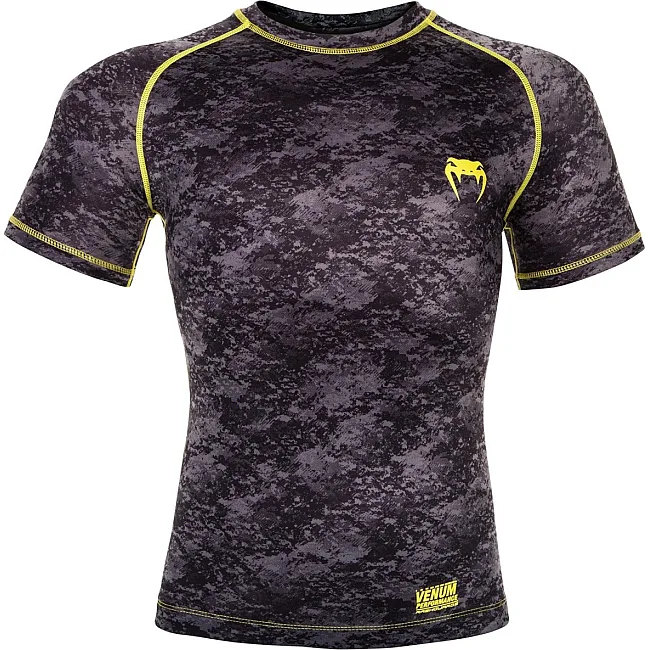 Рашгард Venum Tramo Rashguard Short Sleeves Black Yellow