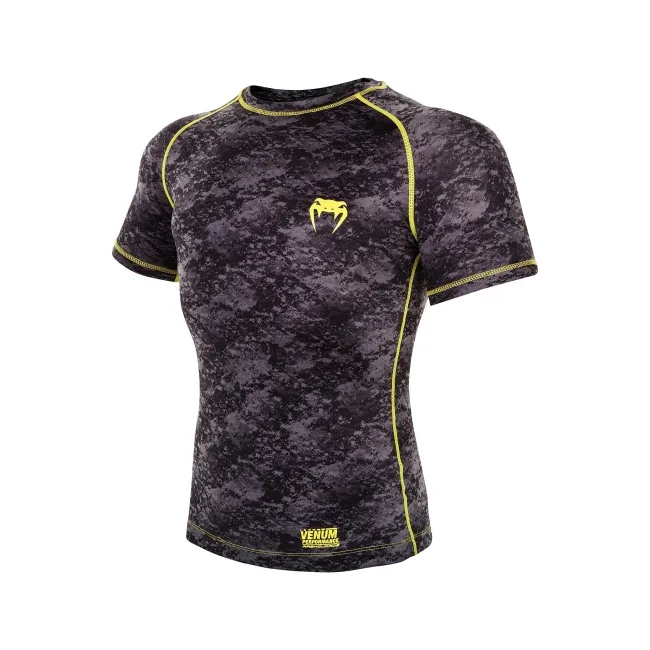 Рашгард Venum Tramo Rashguard Short Sleeves Black Yellow