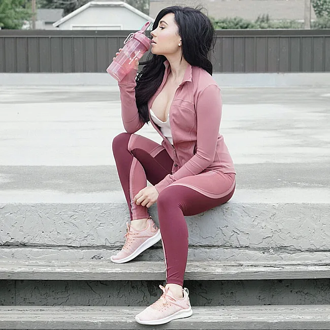 Спортивный шейкер SMARTSHAKE Original2GO One 800мл Deep Rose (Pink)
