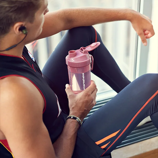 Спортивный шейкер SMARTSHAKE Original2GO One 800мл Deep Rose (Pink)
