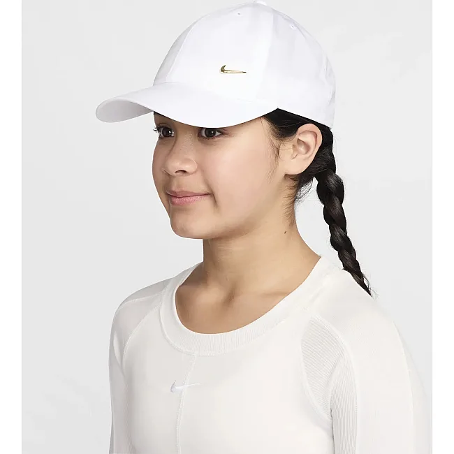 Кепка NIKE K NK DF CLUB CAP US CB MTSWSH білий (для дітей) One Size