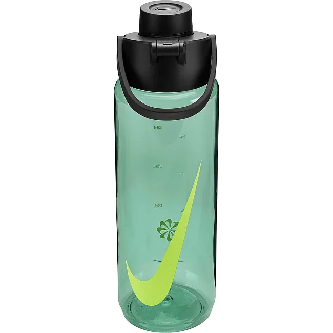 Бутылка NIKE TR RENEW RECHARGE CHUG BOTTLE 24 OZ зеленый, черный 709 мл