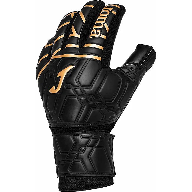 Воротарські рукавички професійні JOMA GK PRO 401945-122 (Чорний-золотий)
