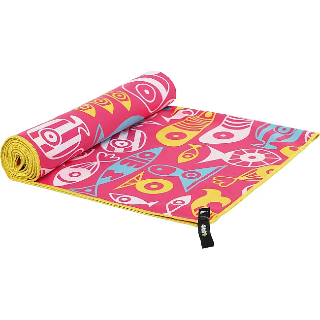 Полотенце для пляжа и бассейна из микрофибры SPORTS TOWEL 4MONSTER B-FBT (Розовый)