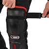 Комплект мотозащиты наколенники и налокотники BSDDP MS-4581 (Черный-красный)