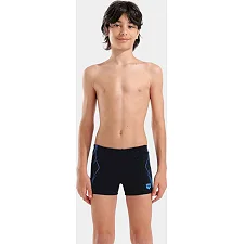 Плавки-шорты для мальчиков Arena GRAPHIC SWIM SHORT черный, бирюзовый (для детей)
