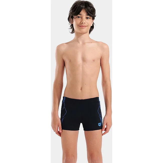 Плавки-шорты для мальчиков Arena GRAPHIC SWIM SHORT черный, бирюзовый (для детей)