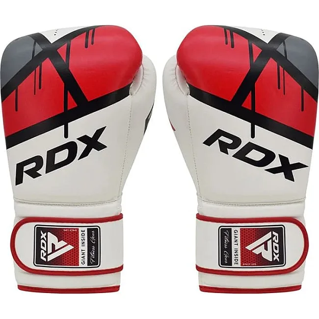 Боксерские перчатки RDX BOXING GLOVES BGR-F7 белый, красный