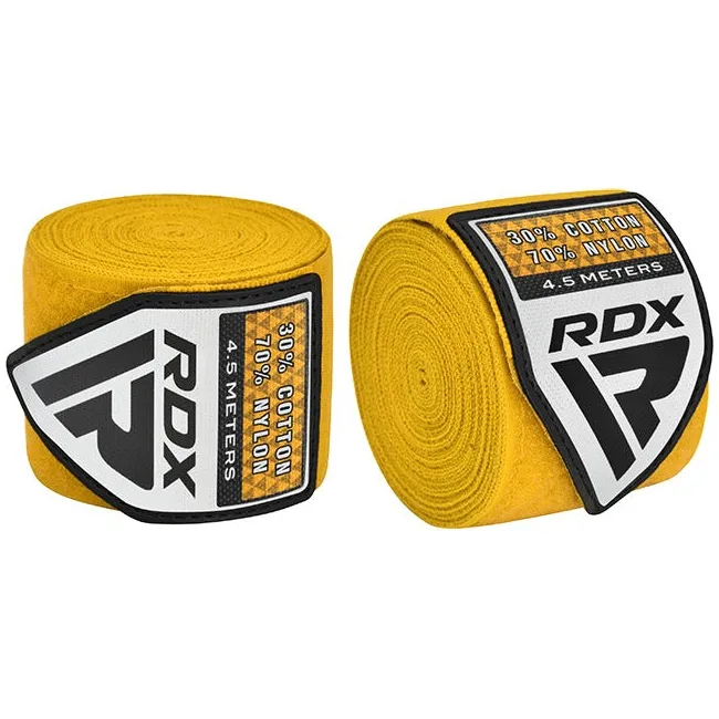 Бинти для боксу RDX WX Professional Boxing Hand Wraps Yellow