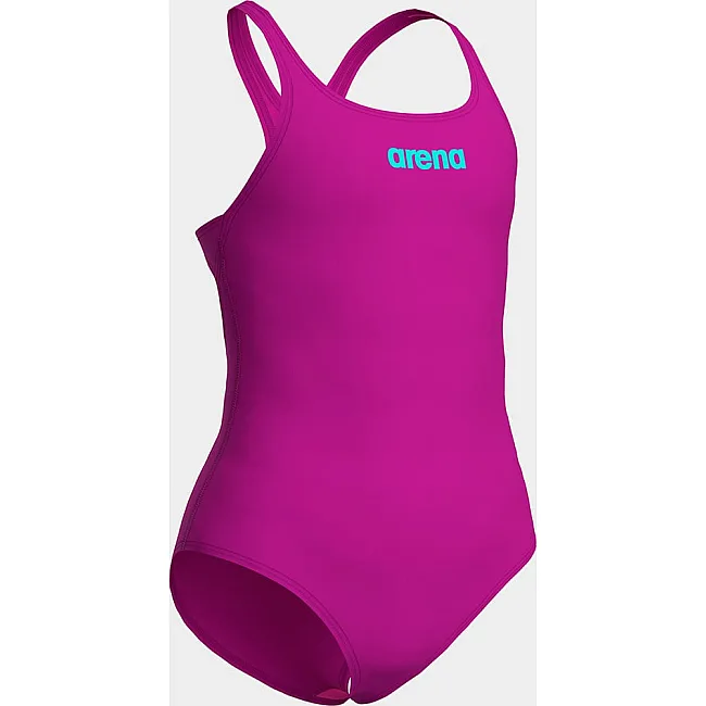 Купальник закрытый для девочек Arena TEAM SWIMSUIT SWIM PRO SOLID розовый (для детей)