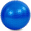 Фитбол мяч для фитнеса массажный ZELART FI-1986-55 ø55см (Синий)