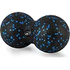 Масажний м'яч подвійний PowerPlay PP-4353 Epp foam peanut ball (d12*24cm.) Чорно/Синій