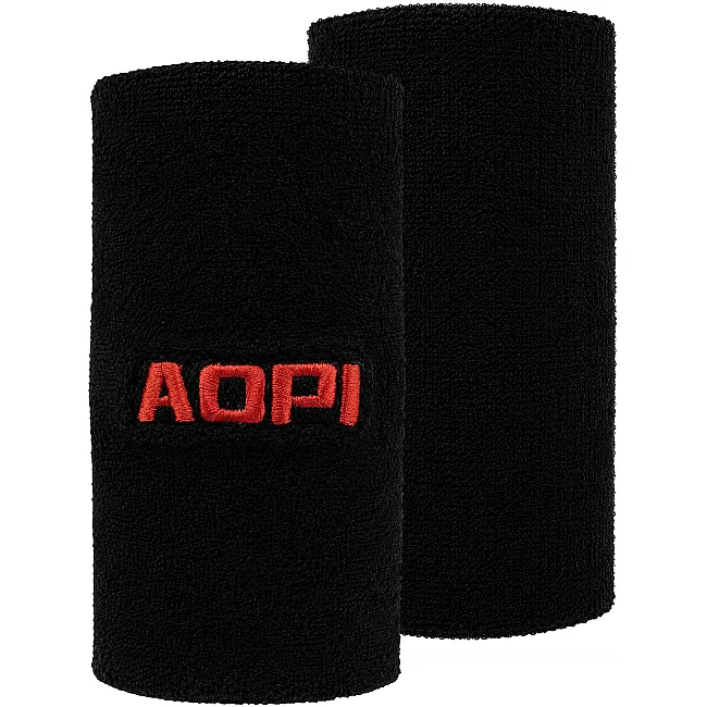 Спортивный напульсник впитывающий влагу AOPI AP-352 (Черный)
