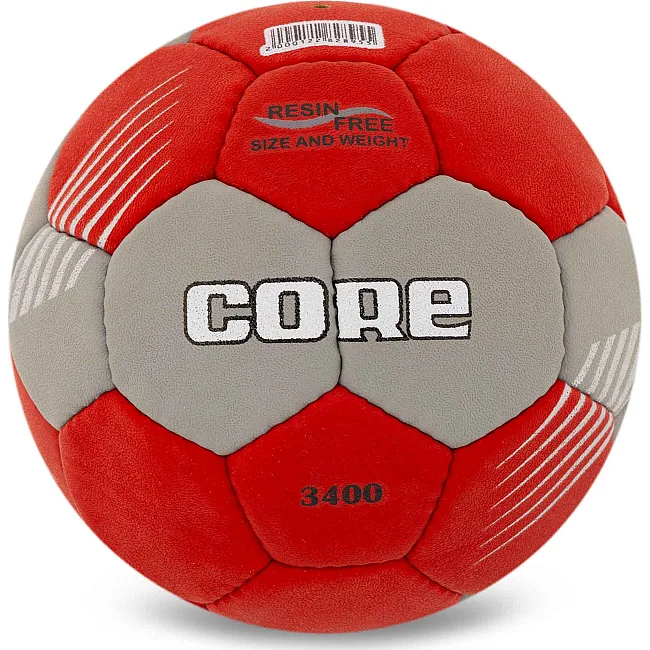 Мяч гандбольный CORE HB-7573-1 (Серый-красный)