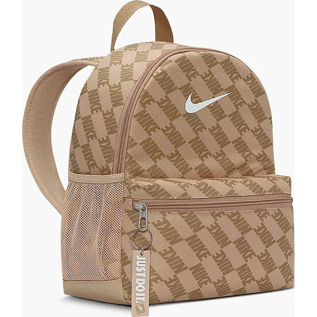 Рюкзак NIKE Y NK BRSLA JDI MNI BK-AOP FA25 11L бежевый (для детей) 25 x 33 x 13 см
