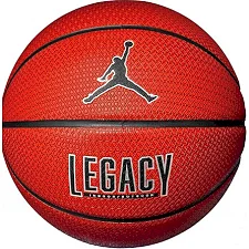 М'яч баскетбольний Nike JORDAN LEGACY 2.0 8P DEFLATED AMBER/BLACK/METALLIC SILVER/BLACK size 6