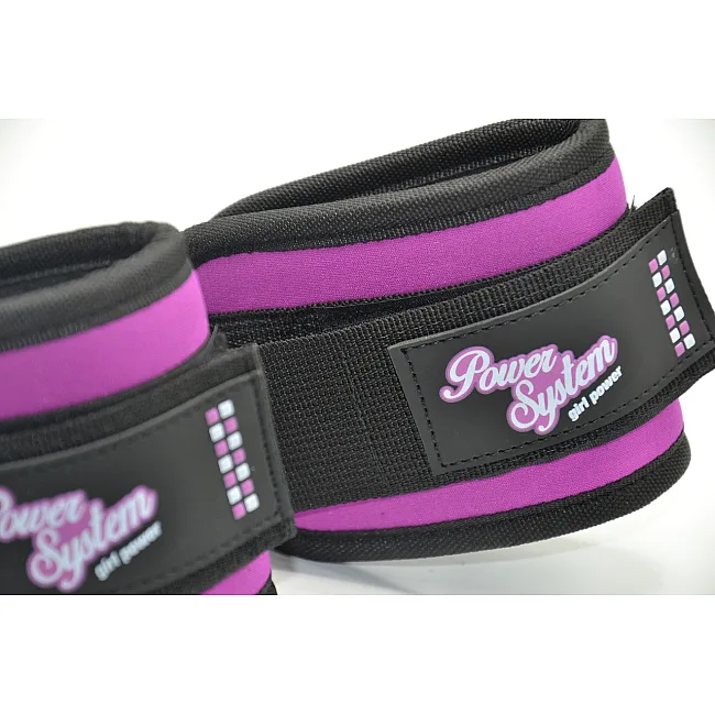 Манжеты на лодыжку POWER SYSTEM PS-3450 Gym Babe Purple