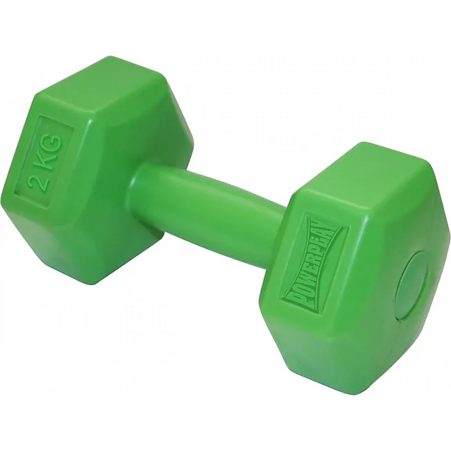 Гантели композитные POWERPLAY 4124 Hercules 2*2 кг. Зеленые (пара – 2шт.)