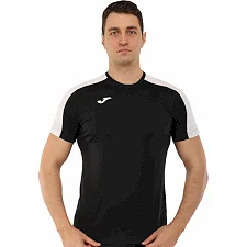 Футболка чоловіча JOMA ACADEMY III 101656-102 4XS-3XL (Чорний-білий)