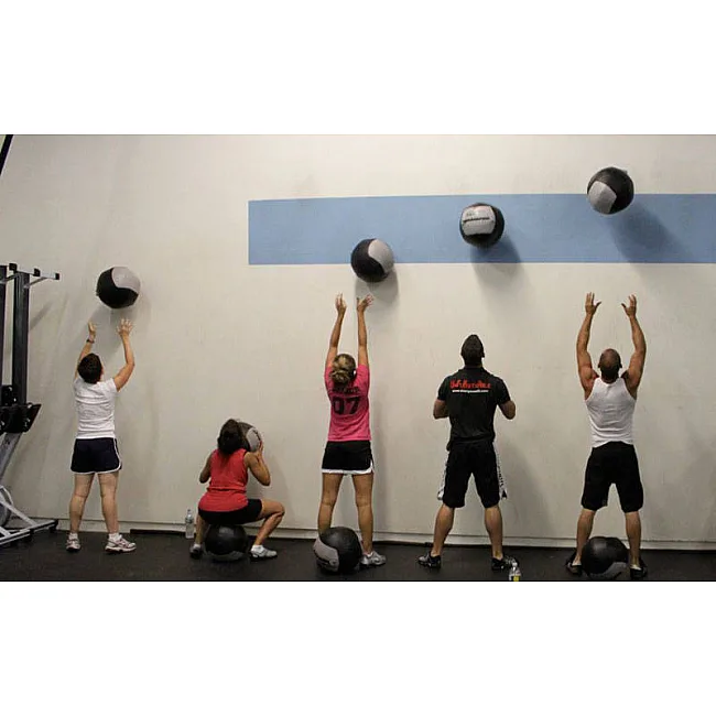 Мяч набивной медицинский для кроссфита WALL BALL ZELART
 FI-5168-4 4кг