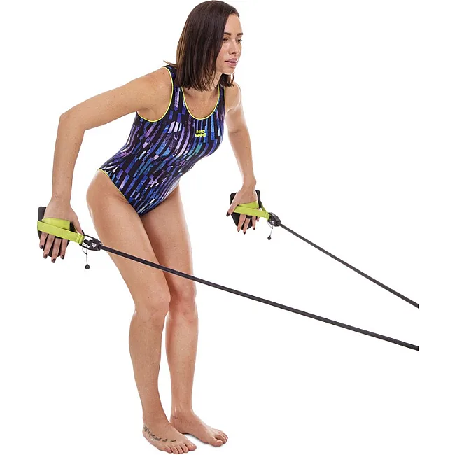 Тренажер для плавания с лопатками для тренировки гребка MADWAVE
 DRY TRAINING M077103300W сопротивление 3,6-10,8кг