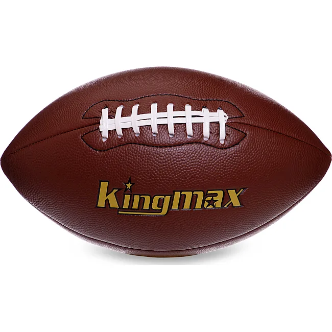 Мяч для американского футбола Senior KINGMAX FB-5496-9 №9 (Коричневый)