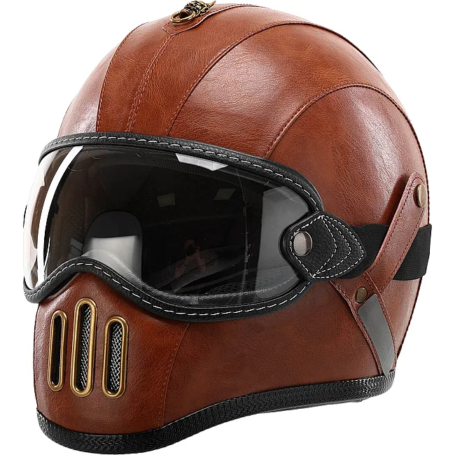 Шлем для мотоцикла интеграл
 AMEFOX MT-3228 (Коричневый)