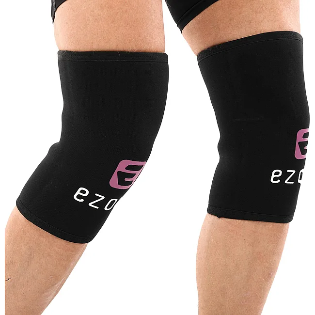Наколенники для приседа и пауэрлфтинга 2штуки SQUAT KNEECAP EZOUS A-01 (Черный)