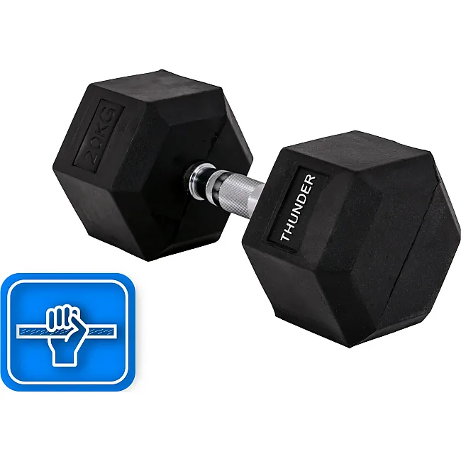 Гантель шестигранна THUNDER 20 кг (1шт)