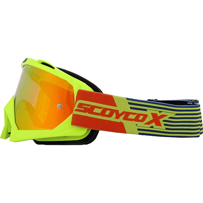 Мотоокуляри маска кросова SCOYCO G08 (Жовтий)
