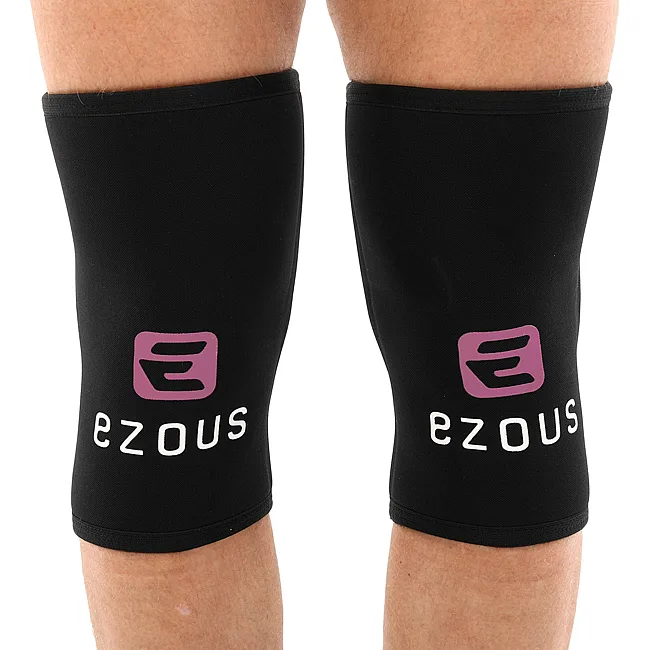 Наколенники для приседа и пауэрлфтинга 2штуки SQUAT KNEECAP EZOUS A-01 (Черный)