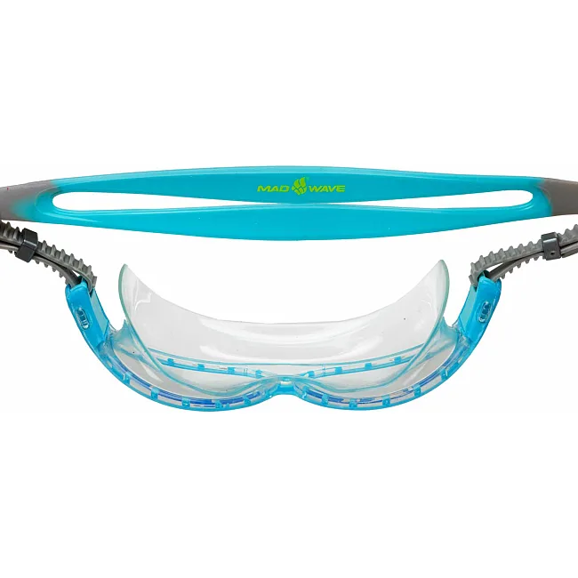 Очки-маска для плавания юниорские MADWAVE
 FLAME MASK JUNIOR M046103 (Голубой)